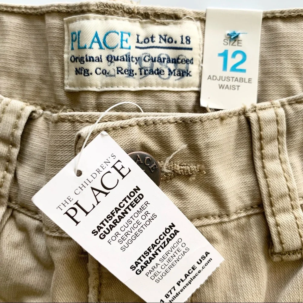 🏈New🏈 The Children’s Place Boys Casual Pants Sz 12 NWT